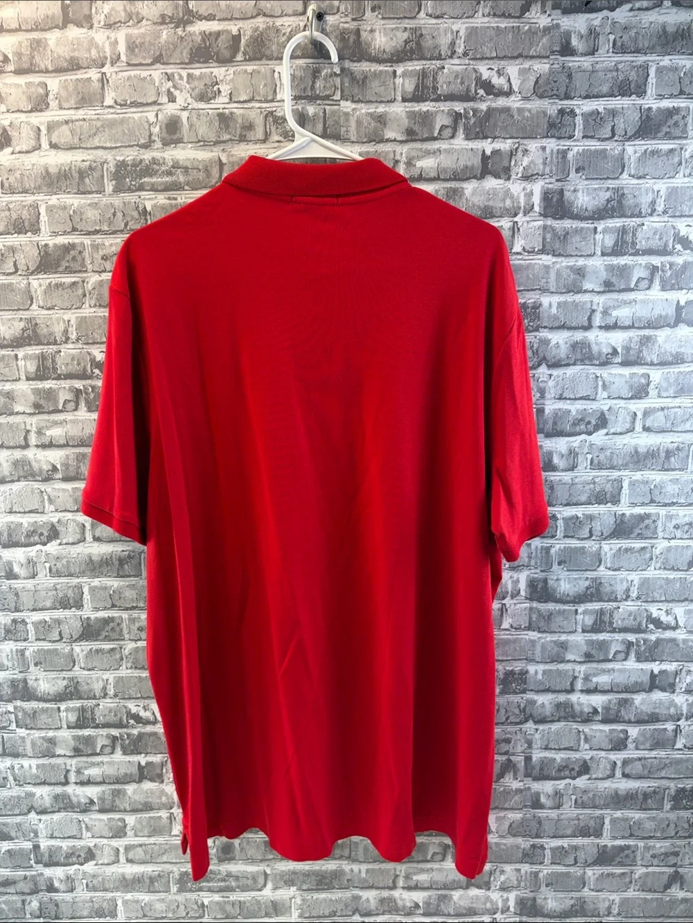 Polo by Ralph Lauren  Men's Red Short-Sleeve Polo‎ with Embroidered Pony